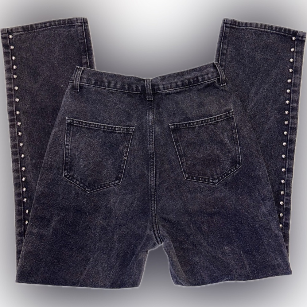 Cider Mid Rise Studded Jeans
